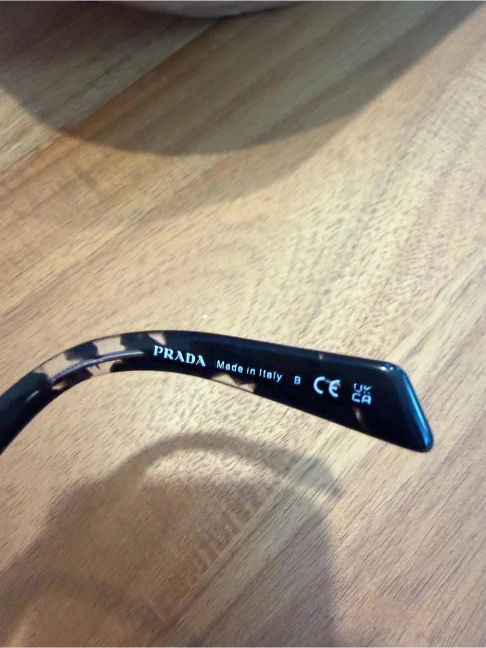 Prada Black Tortoise Cat-Eye Frames reading glasses prescription lenses